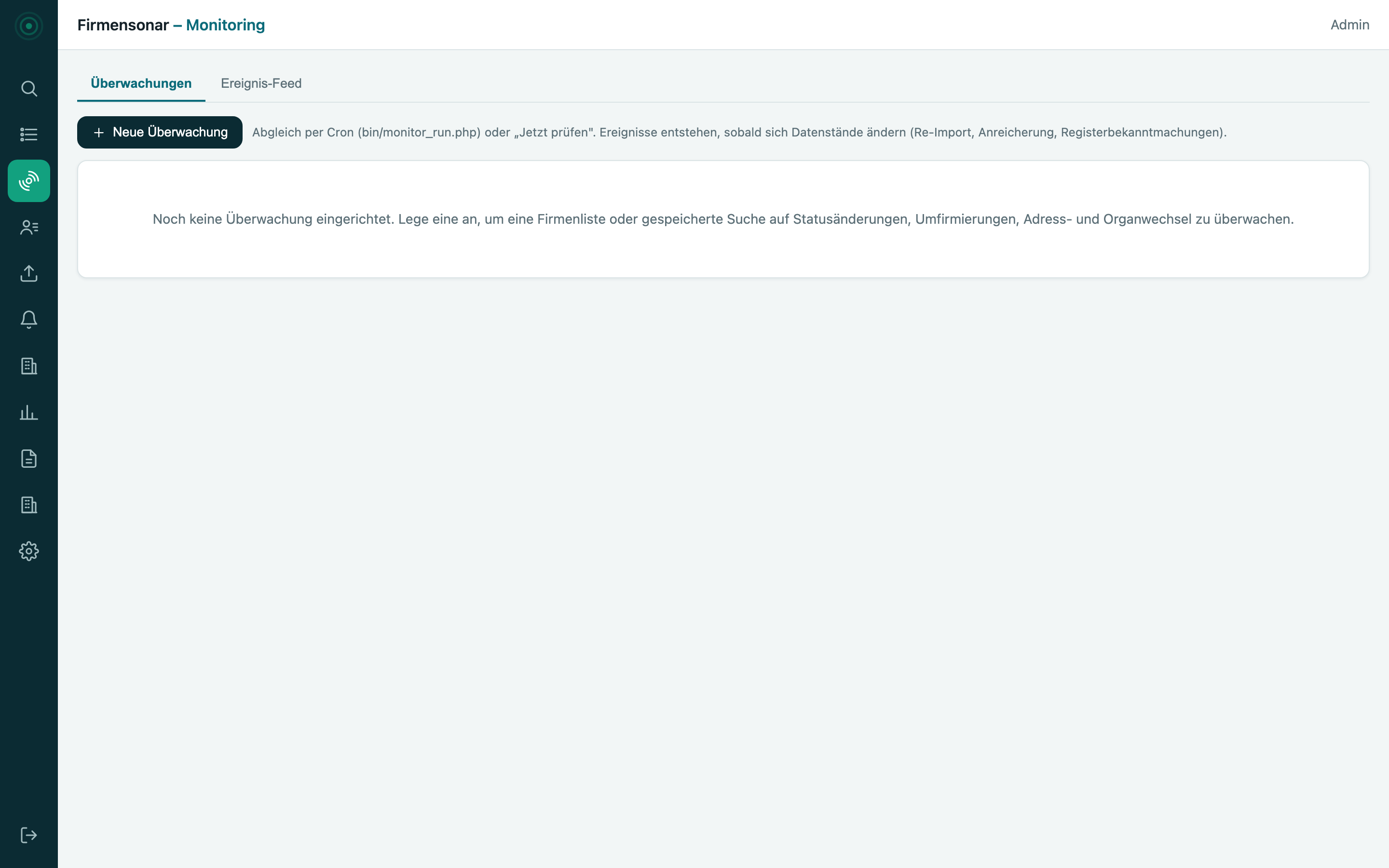 Monitoring mit Überwachungen und Ereignis-Feed